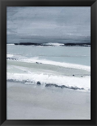 Framed Sea Lines II Print