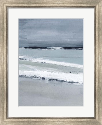 Framed Sea Lines II Print