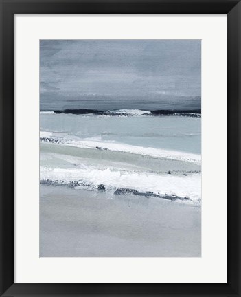 Framed Sea Lines II Print