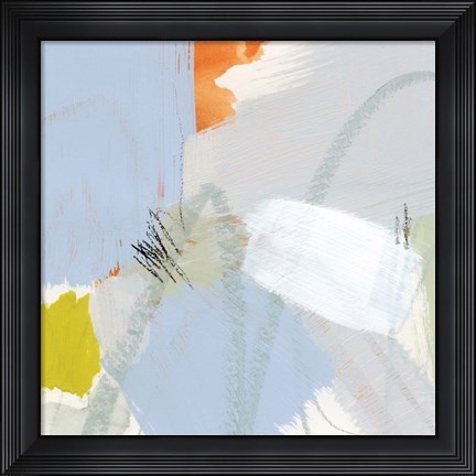 Framed Colorful Crop II Print