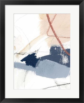 Framed Blue Shuffle II Print