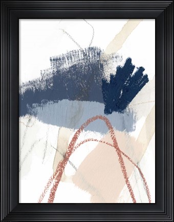 Framed Blue Shuffle III Print