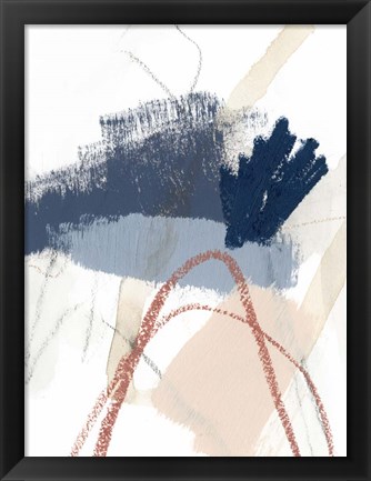 Framed Blue Shuffle III Print