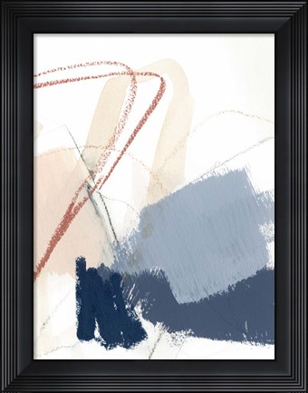 Framed Blue Shuffle IV Print
