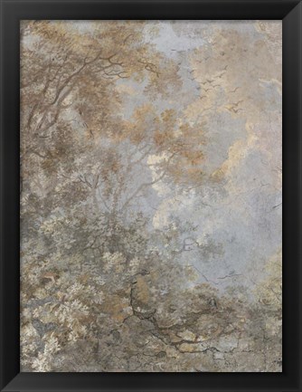 Framed Forest Fresco I Print