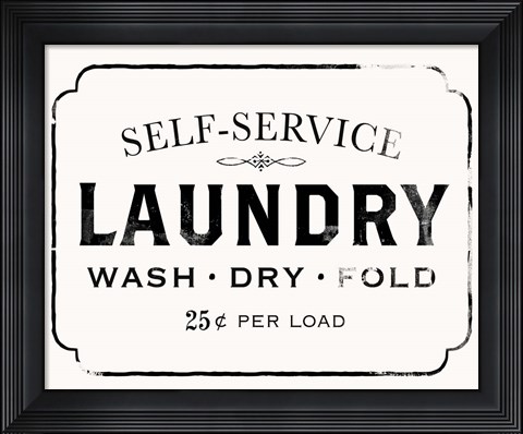 Framed Fluff &amp; Fold II Print