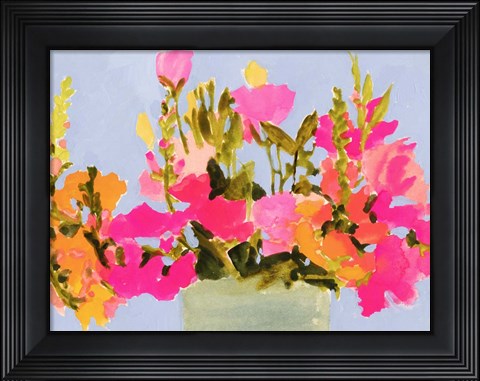 Framed Saturated Spring Blooms I Print
