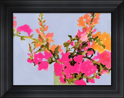 Framed Saturated Spring Blooms II Print