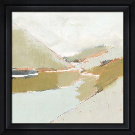 Framed Fading Valley II Print