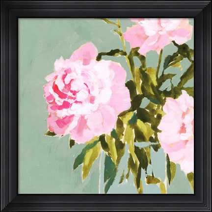 Framed Popping Peonies IV Print