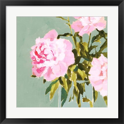 Framed Popping Peonies IV Print