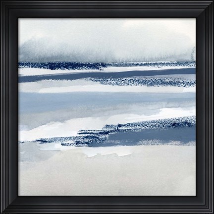 Framed Beach Stripes II Print