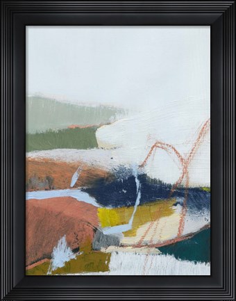 Framed Tidal Patchwork I Print