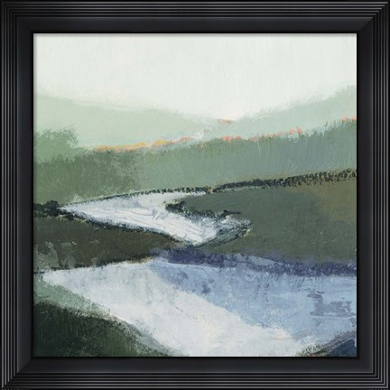 Framed Riverbend Landscape II Print