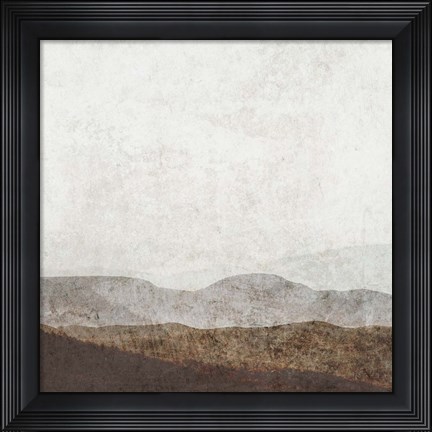 Framed Burnished Mountains I Print