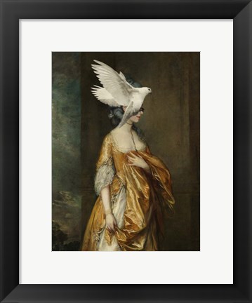 Framed Flightless Bird II Print