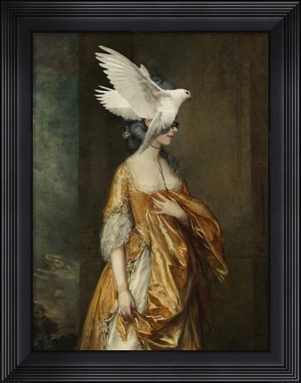 Framed Flightless Bird II Print