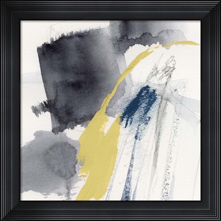 Framed Lemon and Indigo III Print