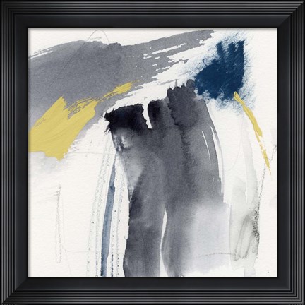 Framed Lemon and Indigo IV Print
