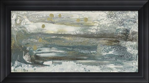 Framed Teal Seascape II Print