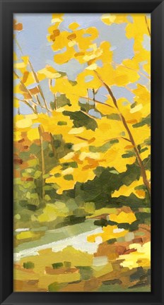 Framed Autumn Hike I Print