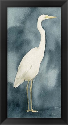 Framed Simple Egret III Print