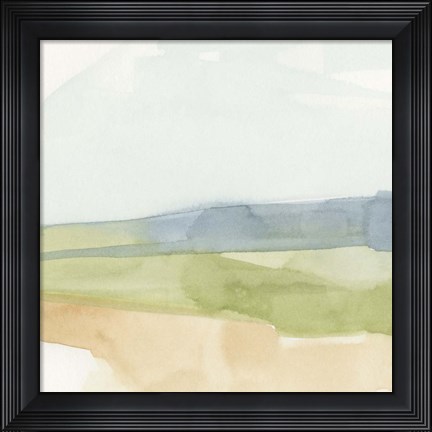 Framed Pastel Slopes I Print