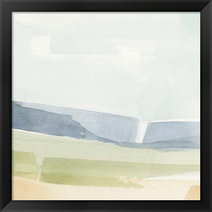 Framed Pastel Slopes II Print