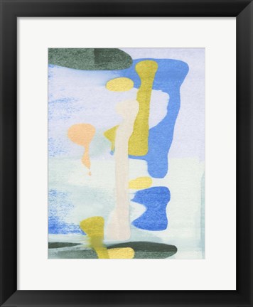 Framed Rorschach Rainbow I Print