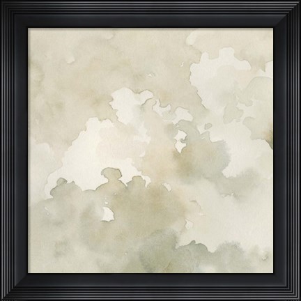 Framed Warm Clouds Abstract I Print