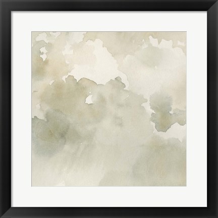 Framed Warm Clouds Abstract II Print