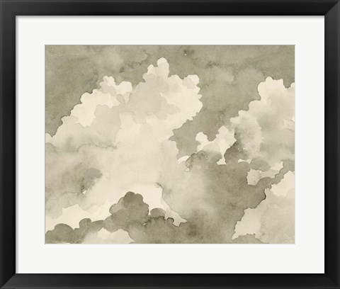 Framed Antique Sky I Print