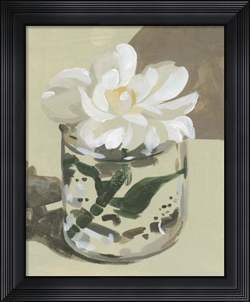 Framed Neutral Bloom I Print