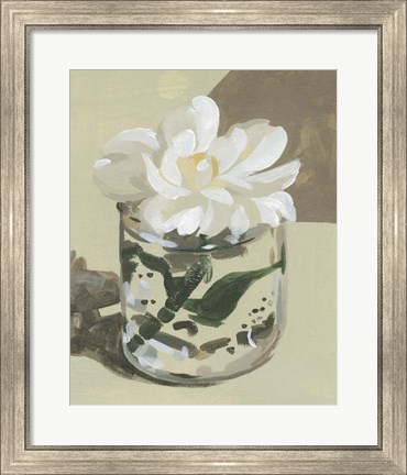 Framed Neutral Bloom I Print