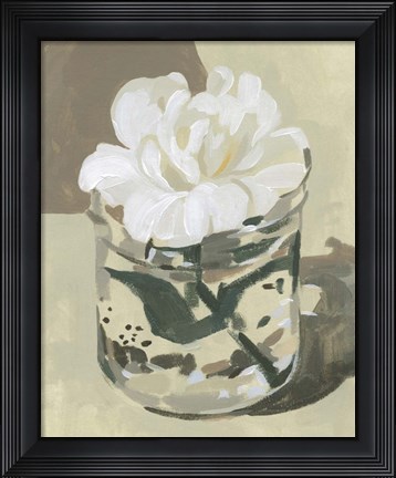 Framed Neutral Bloom II Print