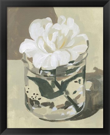 Framed Neutral Bloom II Print