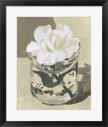 Framed Neutral Bloom II Print