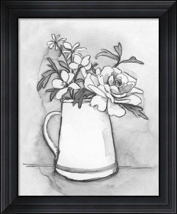 Framed Backyard Bouquet II Print