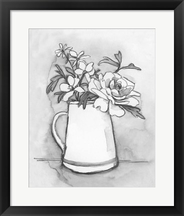 Framed Backyard Bouquet II Print