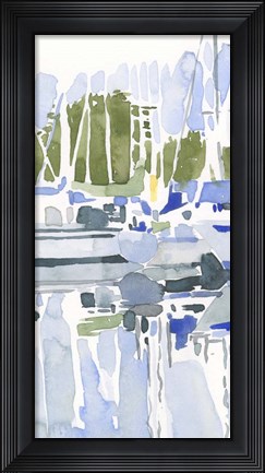 Framed Sailboat Reflections I Print