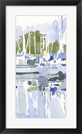 Framed Sailboat Reflections I Print