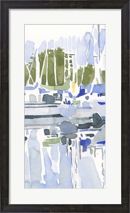 Framed Sailboat Reflections I Print