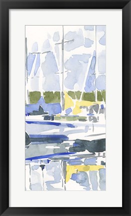 Framed Sailboat Reflections II Print