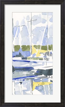 Framed Sailboat Reflections II Print