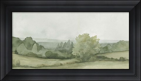 Framed Vintage Landscape Sketch II Print