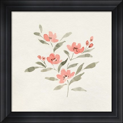 Framed Sweet Florals I Print