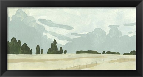 Framed Farmland Study I Print