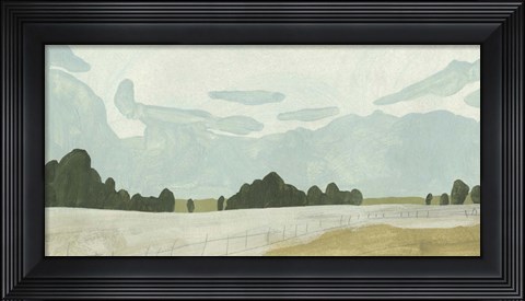 Framed Farmland Study II Print