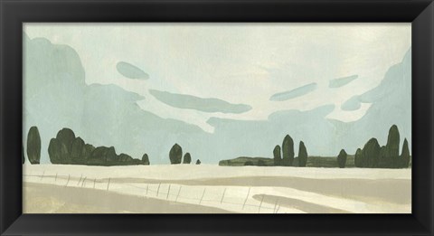 Framed Farmland Study III Print