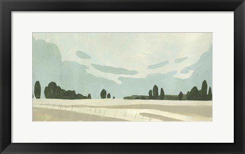 Framed Farmland Study III Print